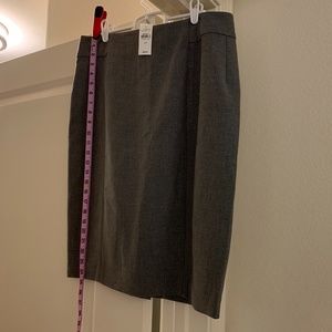 NWT Loft Light Gray Suit Skirt - 12T